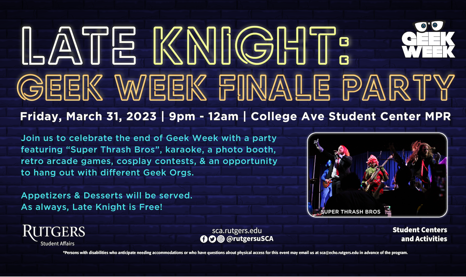 Late Knight Geek Week Finale