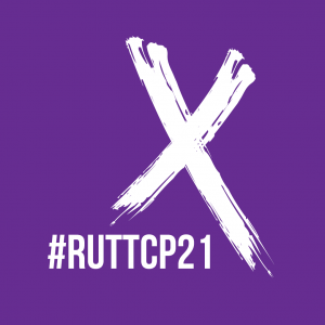 Turn the Campus Purple Profile photo with End Sexual Violence X and RUTTCP21 hashtag