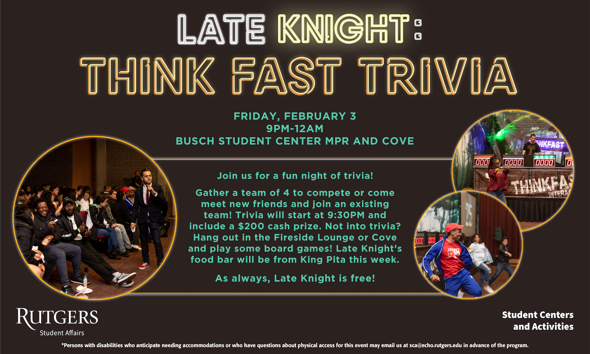 Late Knight Think Fast Trivia