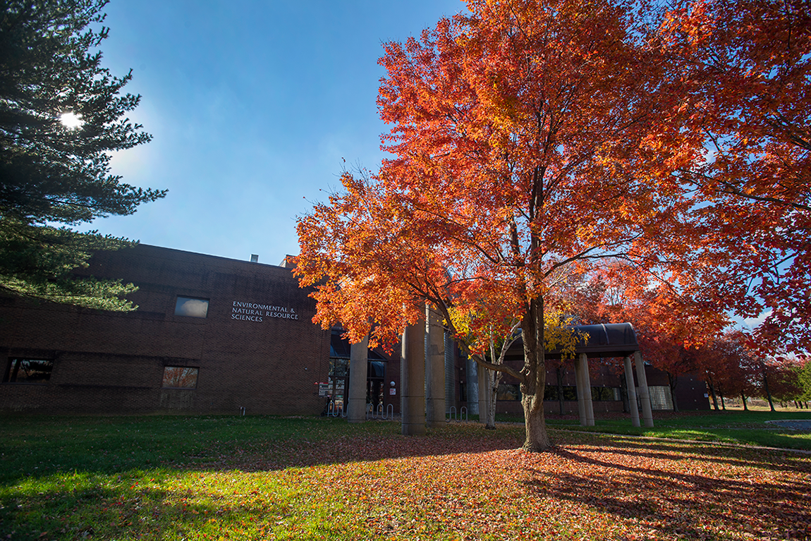 Environmental & Natural Resource Sciences building on a fall day